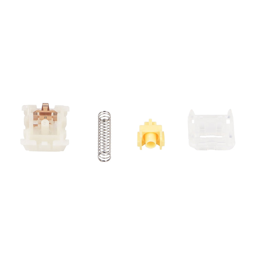 GATERON CAP Milky Yellow Linea - Gaming Accessories Aesthetic review and price