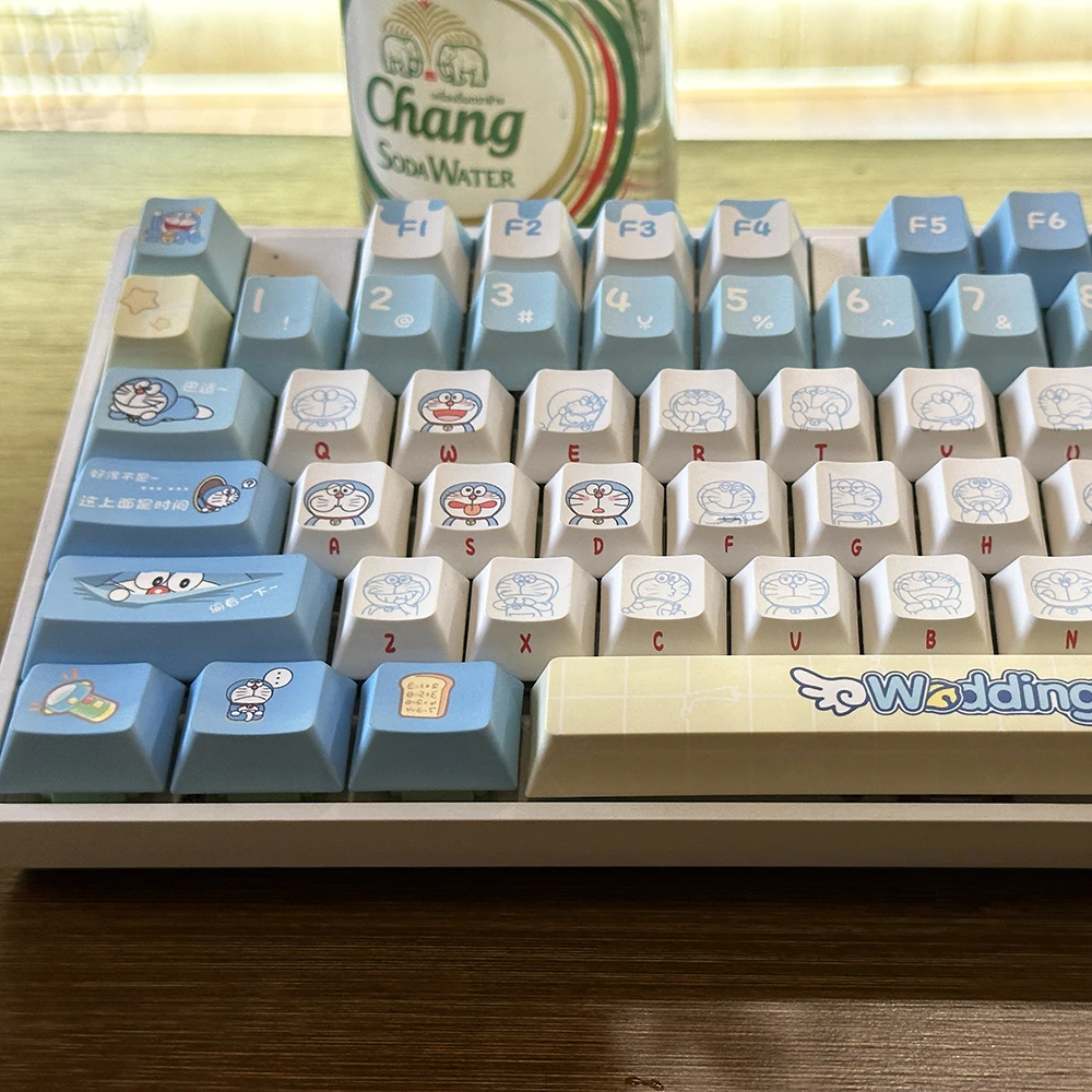 Original Doraemon Keycaps 120  - Gaming Accessories Aesthetic review and price